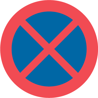 Förbud mot att stanna och parkera fordon